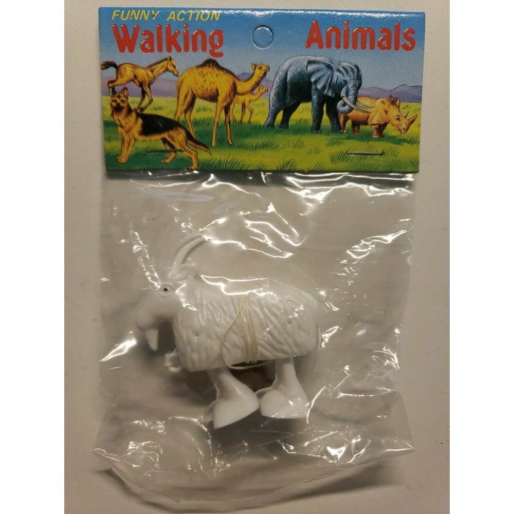 Vintage Ramp Walker Header Toy Old Vending Stock New Old Stock Sm Mtn Goat‎